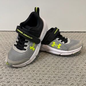 Under Armour Gray and Black Sneakers with Supportive Sole